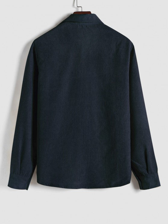 Ethan | Men's Corduroy Long Sleeves Shirt