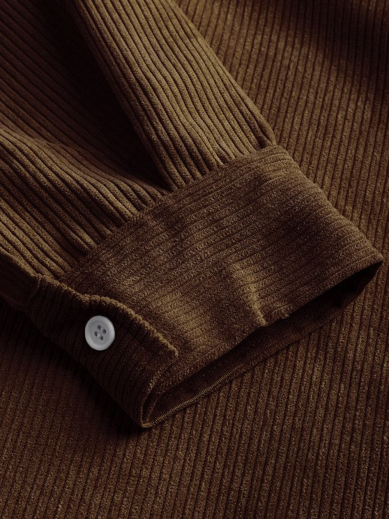 Ethan | Men's Corduroy Long Sleeves Shirt