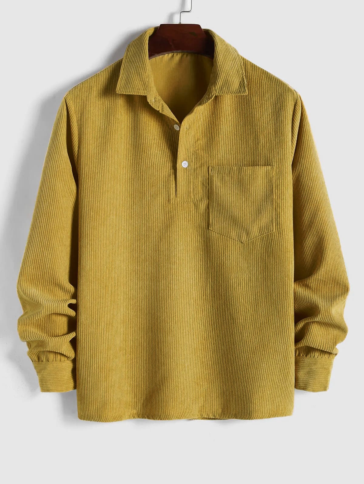 Ethan | Men's Corduroy Long Sleeves Shirt