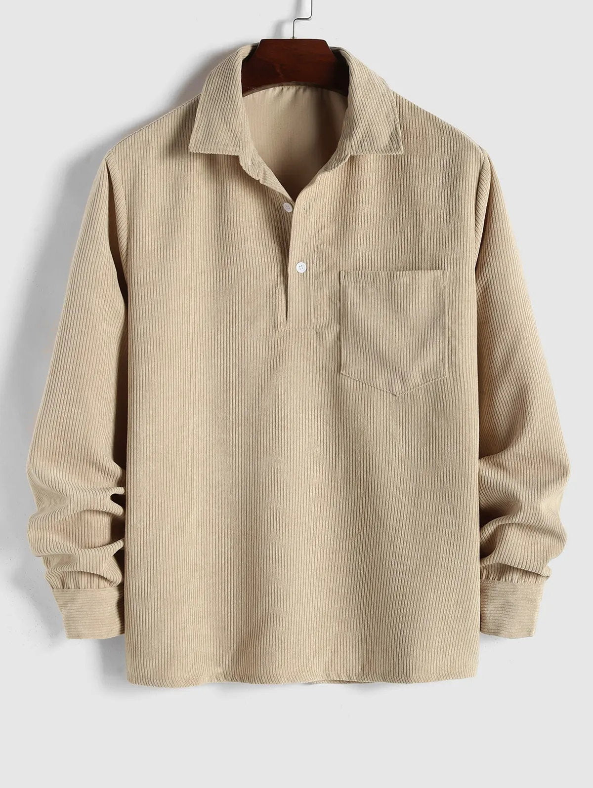 Ethan | Men's Corduroy Long Sleeves Shirt