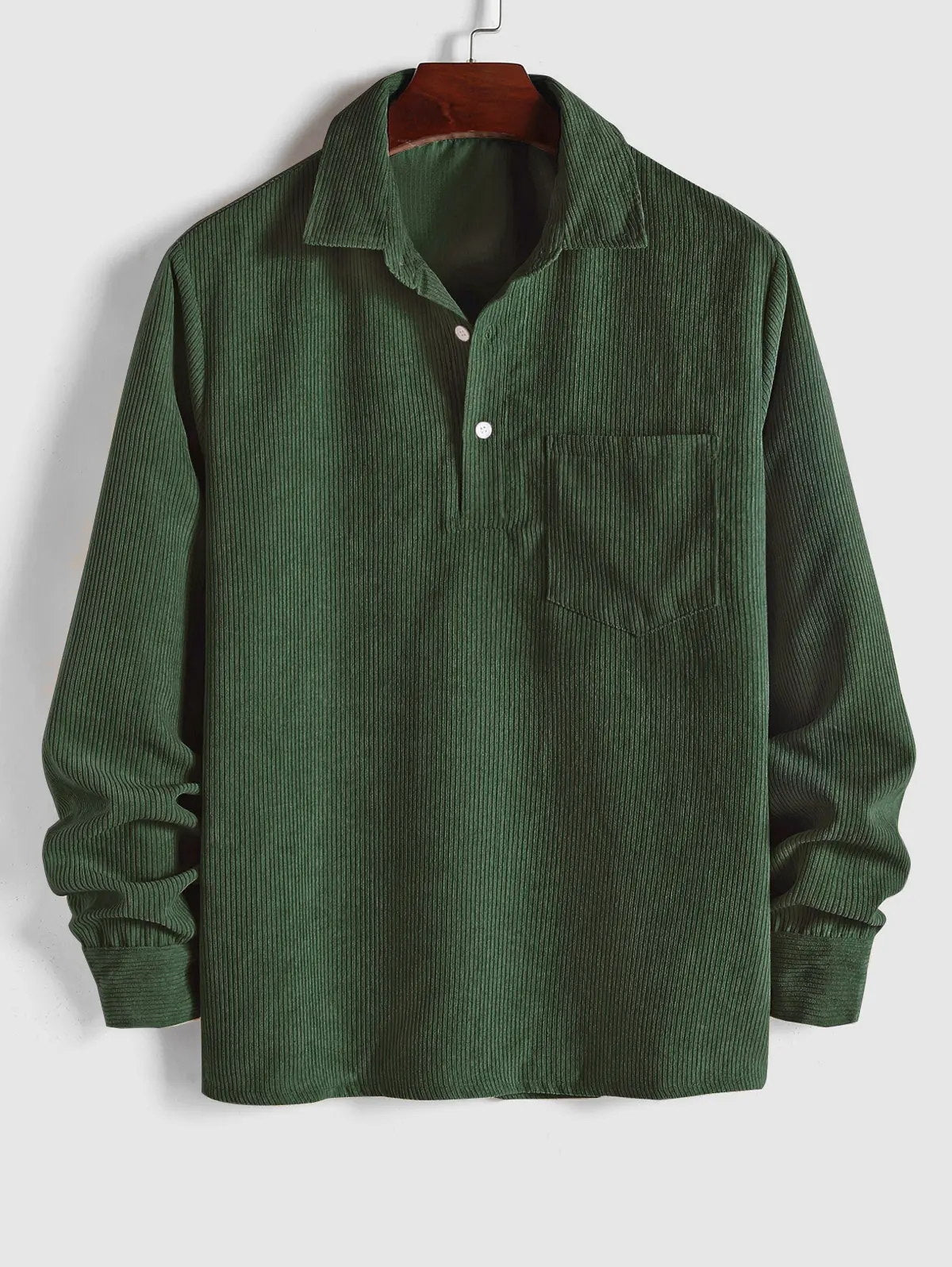 Ethan | Men's Corduroy Long Sleeves Shirt