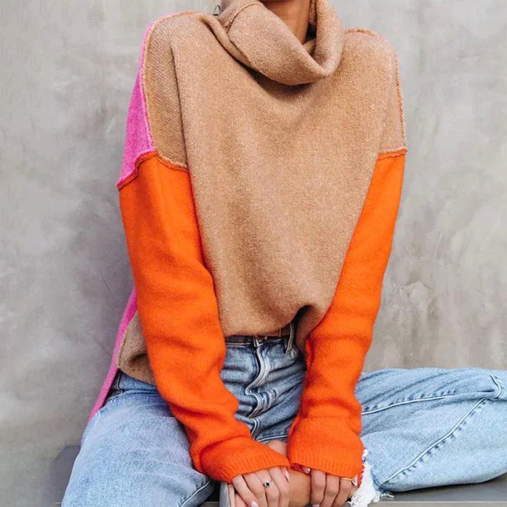 Jenny | Elegant Color Block Sweater