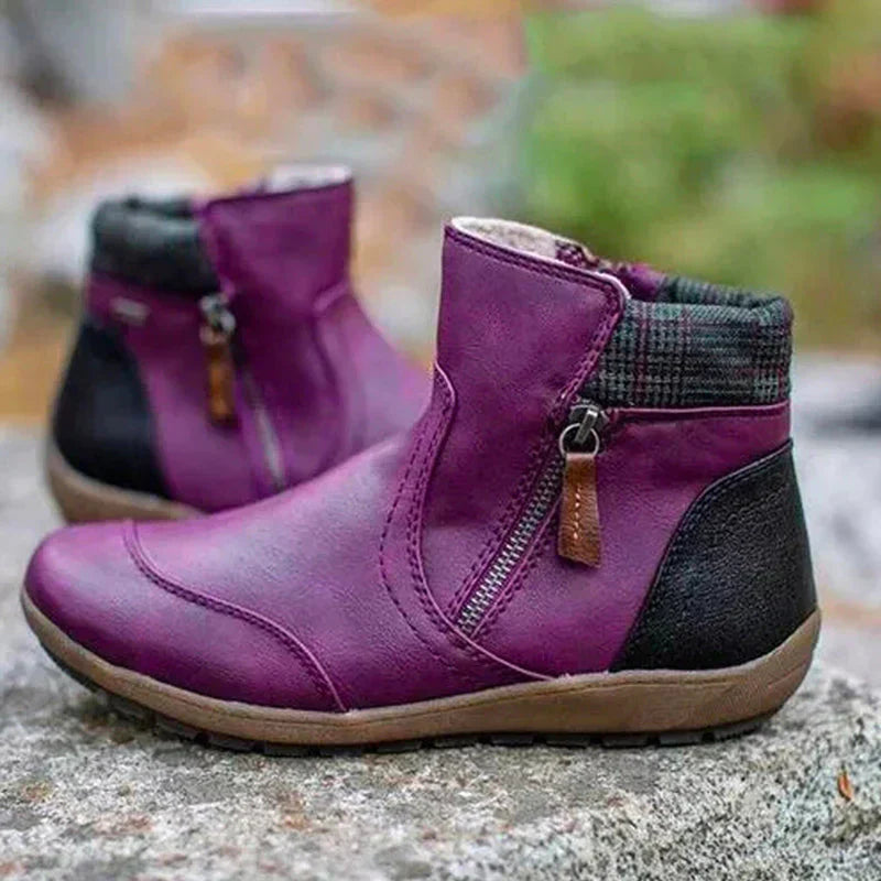 Ellen | Premium Zipper Orthopedic Waterproof Boots