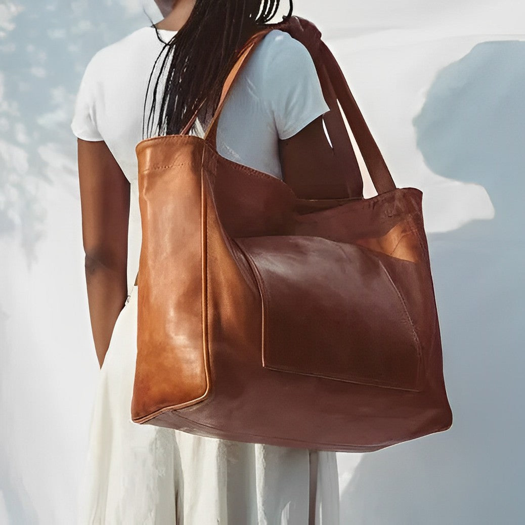 Ava | Vintage leather shoulder bag