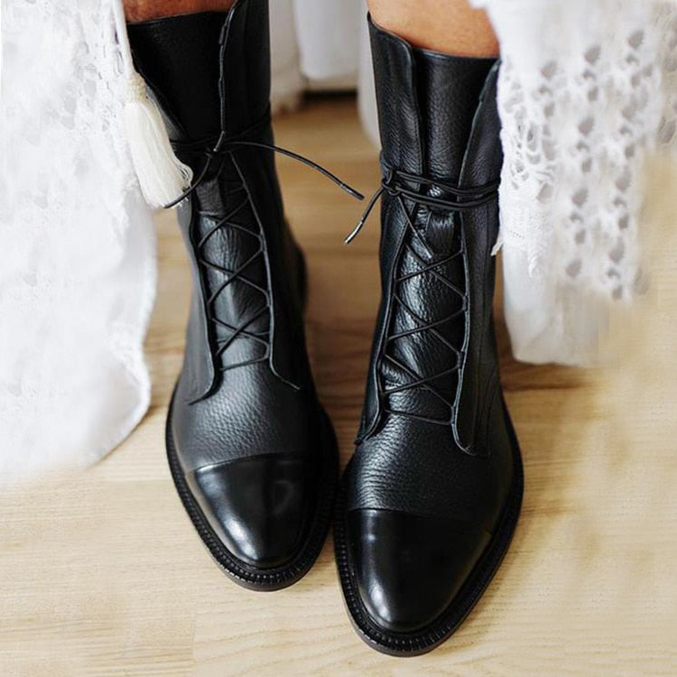 Bella | Leather Heeled Boots