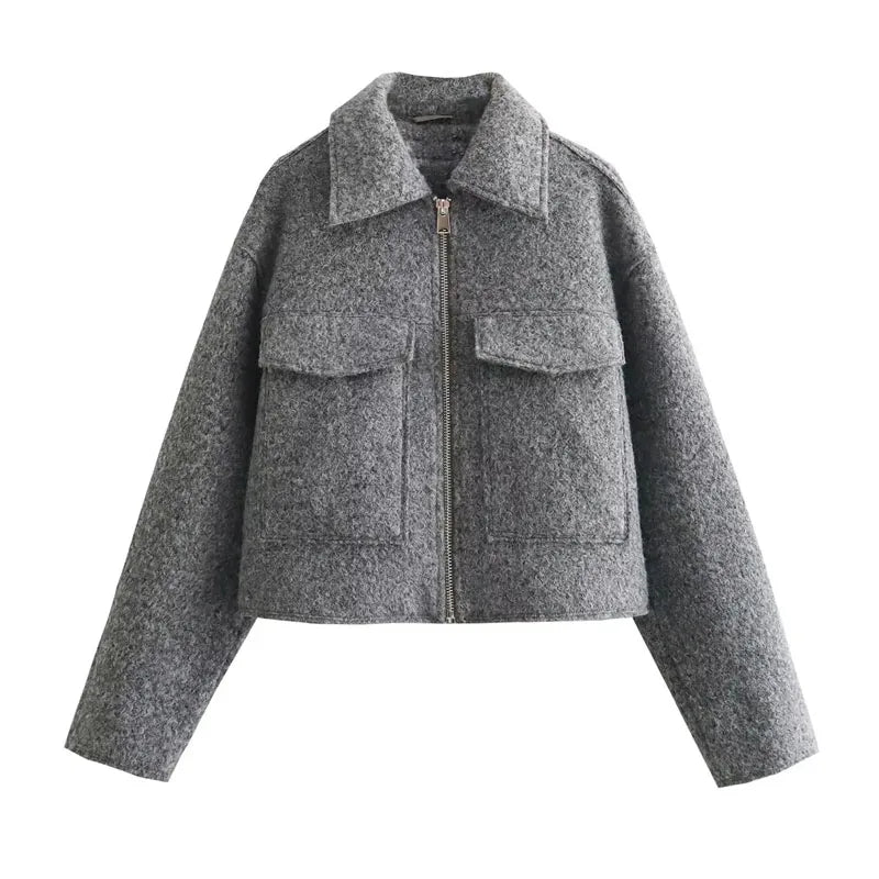 Vera | Cropped Tweed Jacket