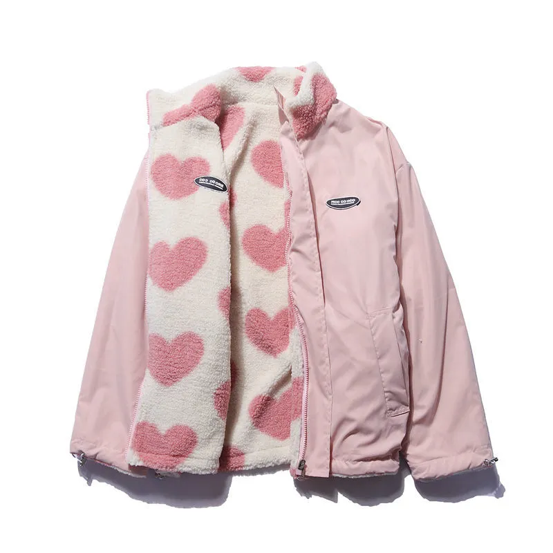 Amour | Double-sided Heart Coat