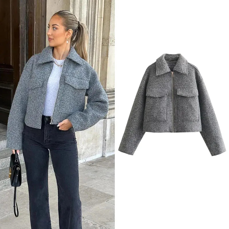 Vera | Cropped Tweed Jacket