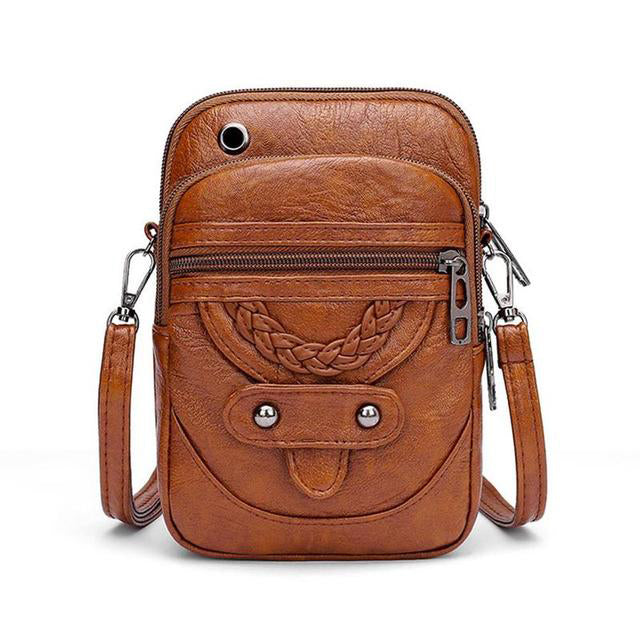 Madison | Vintage leather crossbody bag