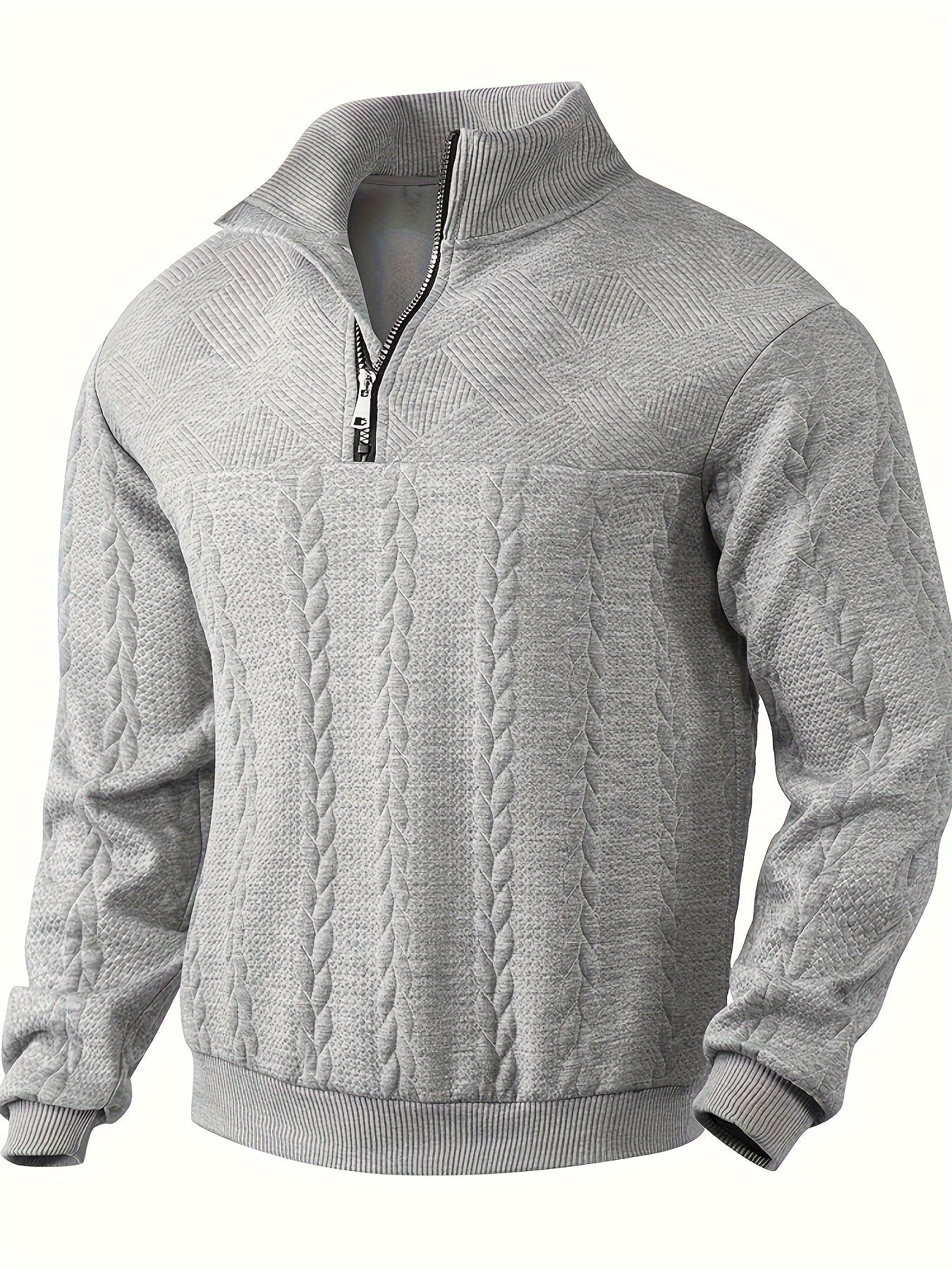 Grayson | Vintage Men's Sweater with Zipper