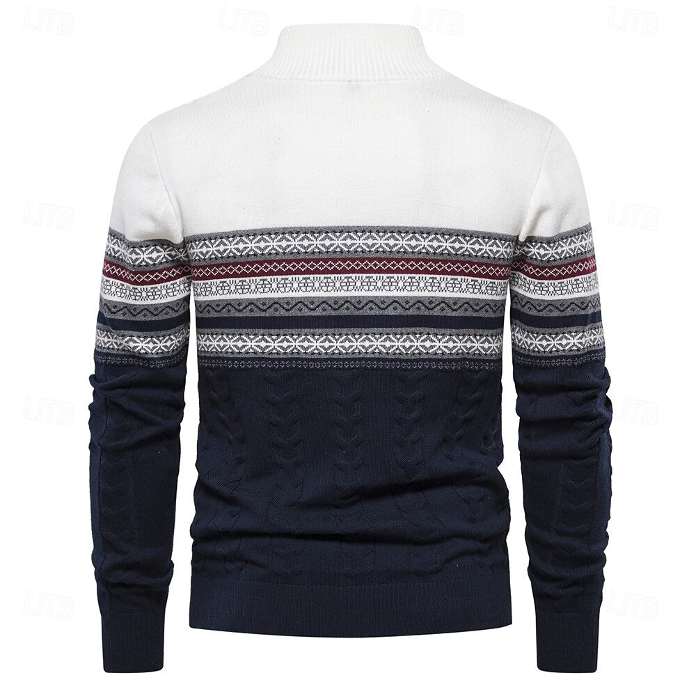 Dwayne | Half Zip Knit Sweater