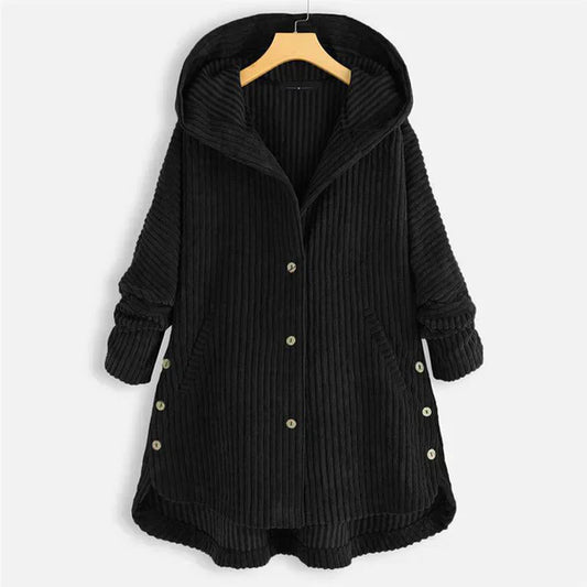 Dana | Corduroy Hooded Coat